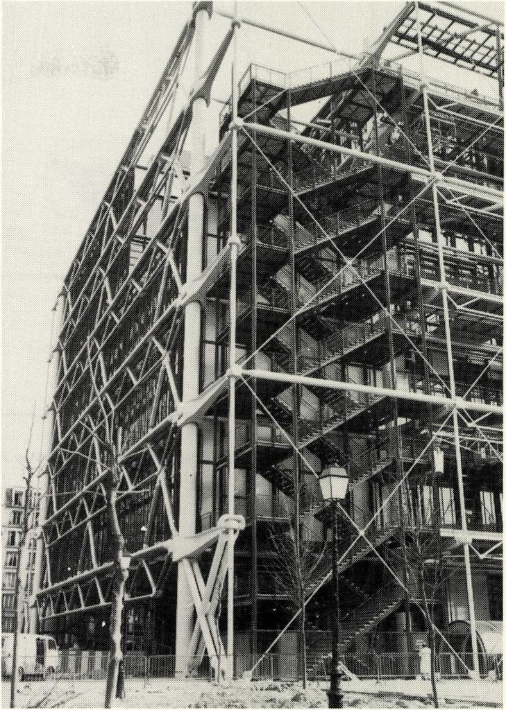 Centre Pompidou in Parijs door Rogers en Piano