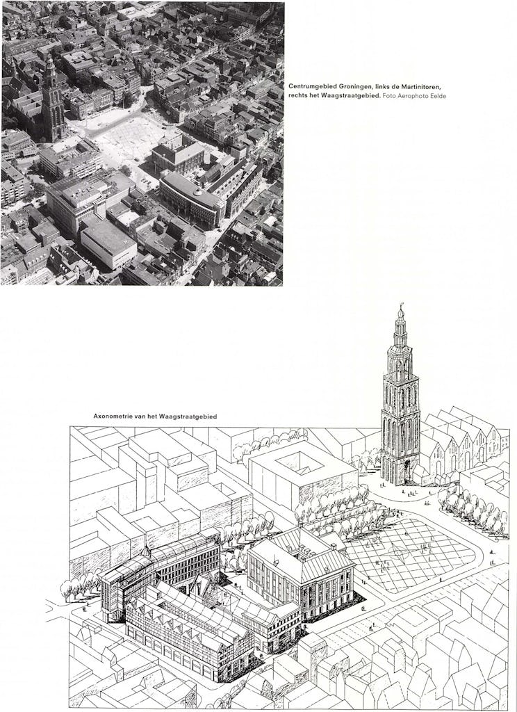 Waagstraat in Groningen door Adolfo Natalini