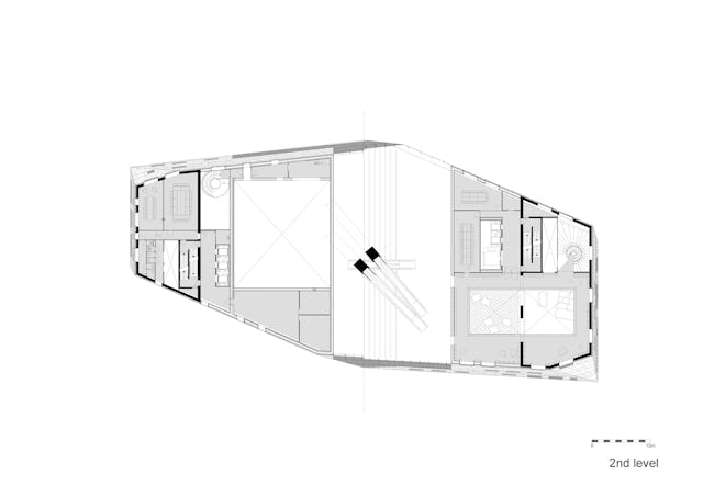Tweede verdieping Forum Groningen door NL Architects
