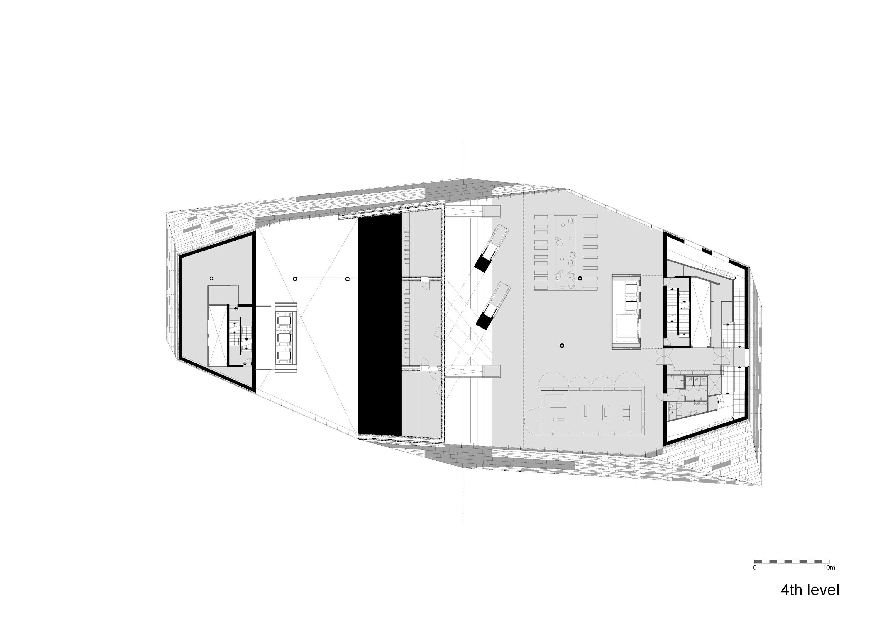 Vierde verdieping Forum Groningen door NL Architects
