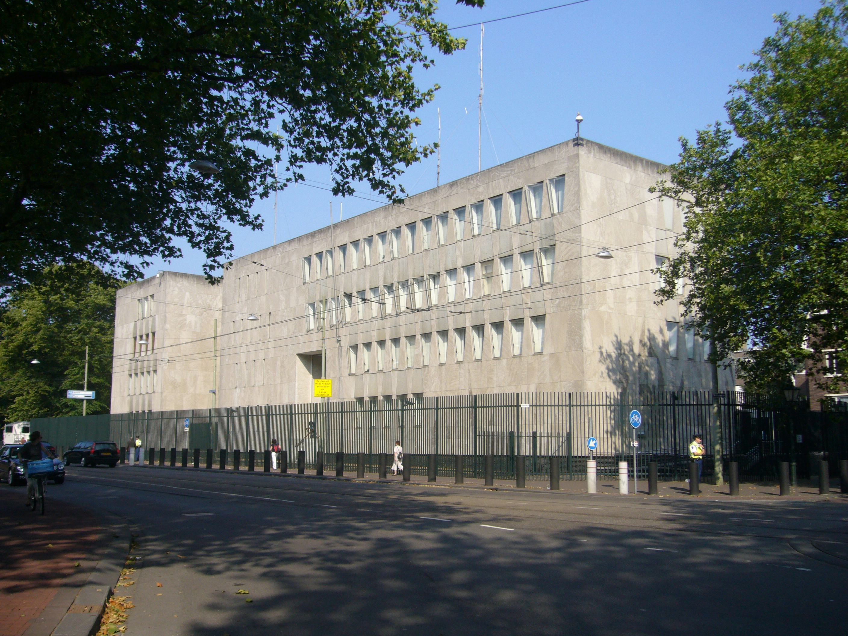 Amerikaanse ambassade in Den Haag. Beeld Wikimedia