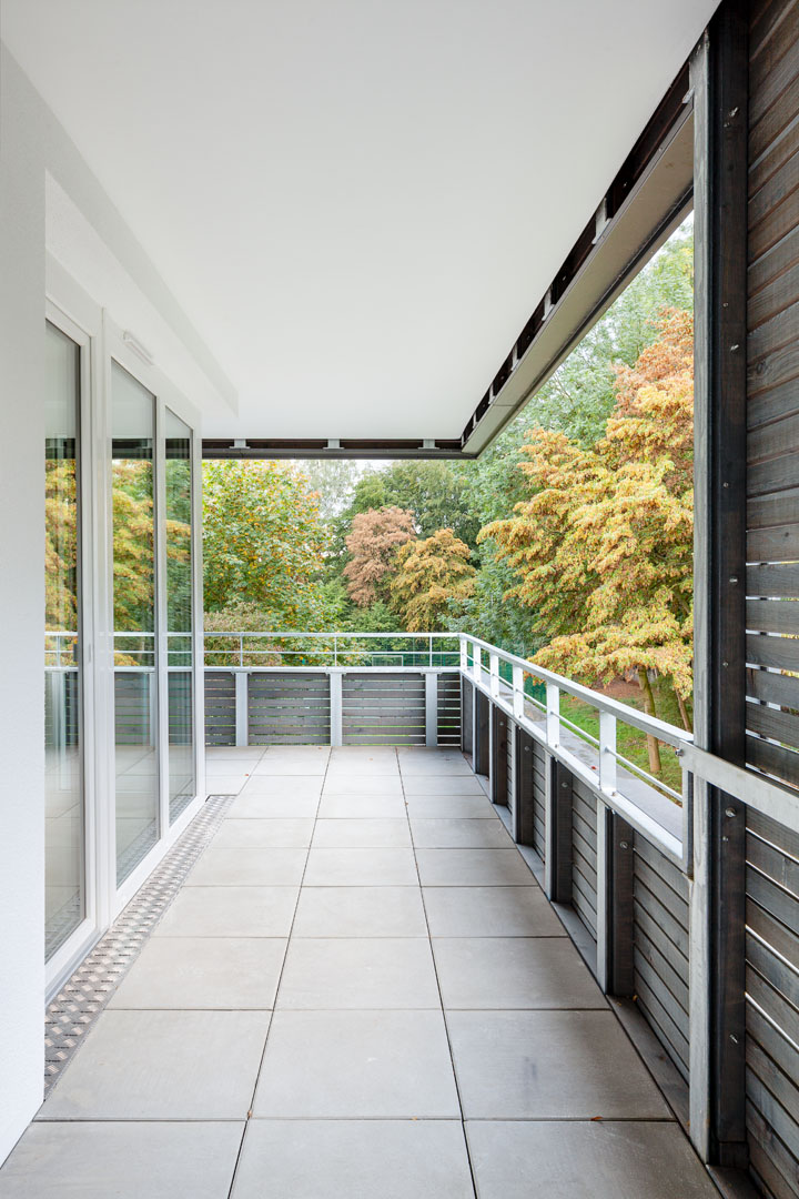 Atriumhuis Bremen door Atelier Kempe Thill. Beeld Ulrich Schwarz, Berlijn	