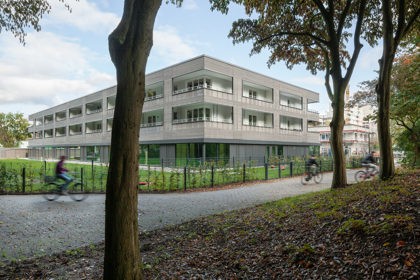 Atriumhuis Bremen door Atelier Kempe Thill. Beeld Ulrich Schwarz, Berlijn	