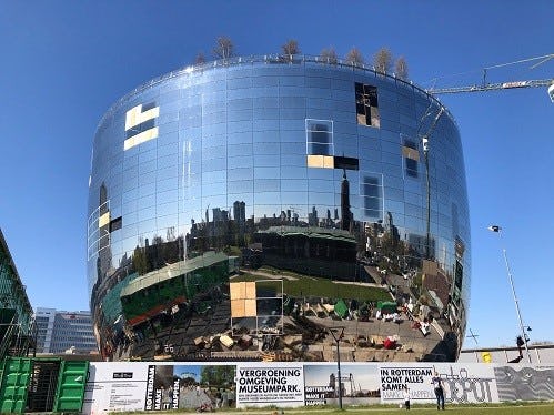 Berken wordt geplaatst op Boijmans