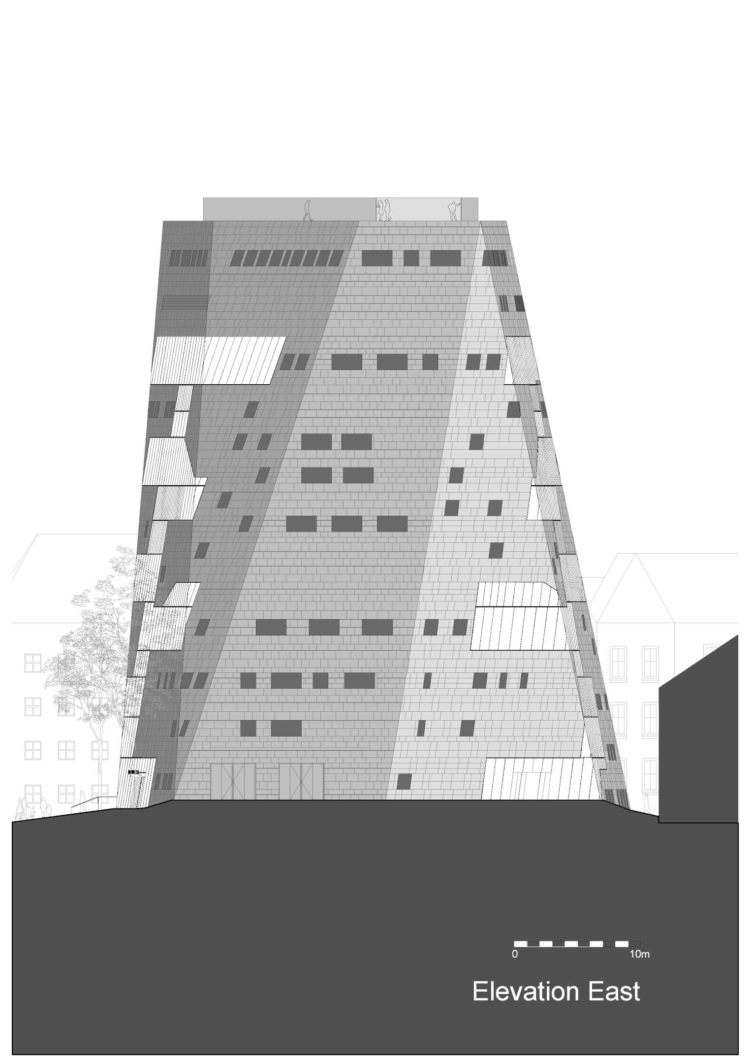 Oostgevel Forum Groningen door NL Architects