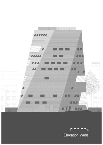 Westgevel Forum Groningen door NL Architects