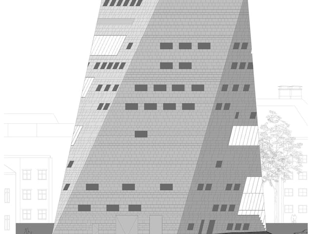 Westgevel Forum Groningen door NL Architects