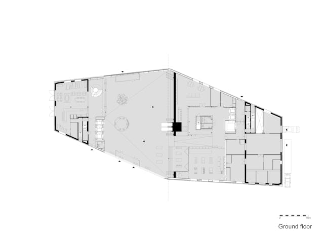Begane grond Forum Groningen door NL Architects