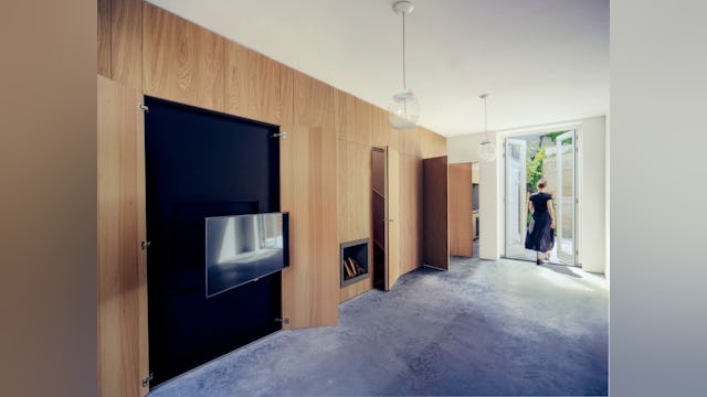 Hofjeswoning Mallemolen in Den Haag door Bláha architecture+design. Beeld Maurice Mikkers