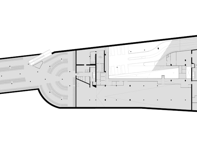 Eerste kelderverdieping Forum Groningen door NL Architects
