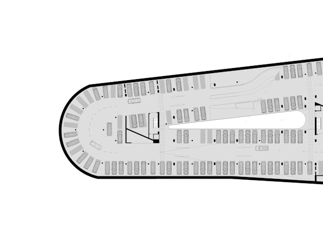 Tweede kelderverdieping Forum Groningen door NL Architects