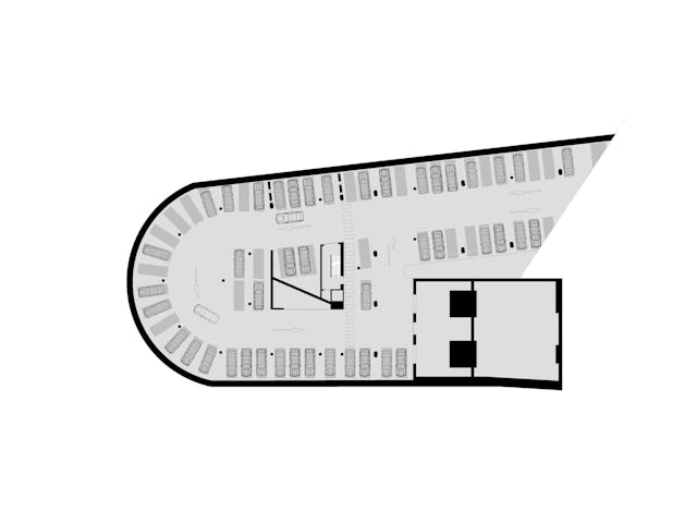 Vijfde kelderverdieping Forum Groningen door NL Architects