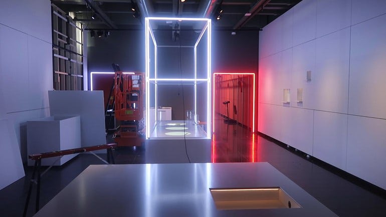 Tentoonstelling Besmet in aanbouw. Bron Museum Boerhaave