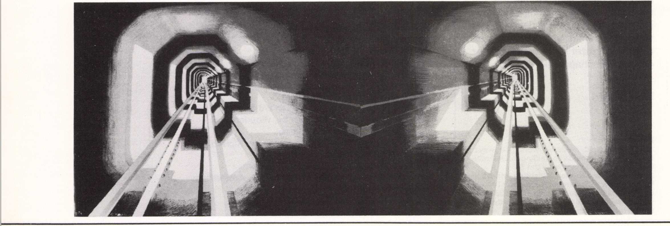 Metrolijn in Rotterdam door C. Veerling