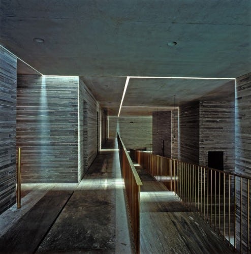 Thermal Baths by Peter Zumthor Plummer