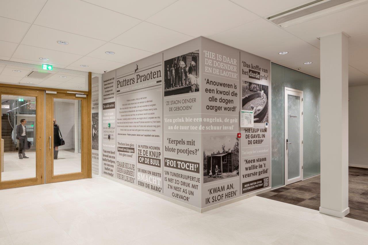 Visual met Puttense uitspraken. Beeld Rob van Esch | Architectuurfotograaf 