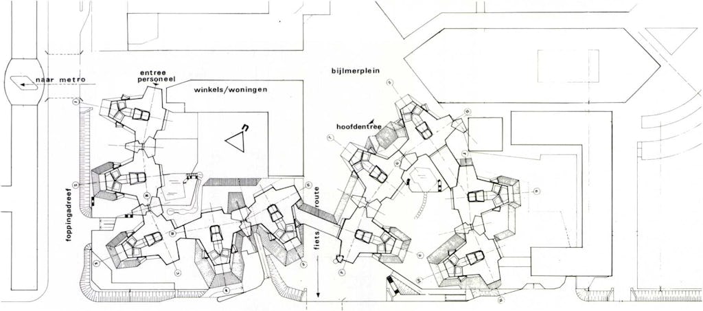 Hoofdkantoor NMB in Amsterdam door Alberts & Van Huut