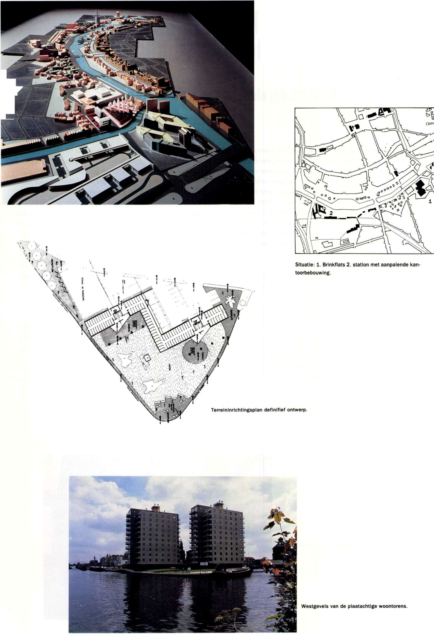 Woontorens OMA Markeren grondslag in Groningen