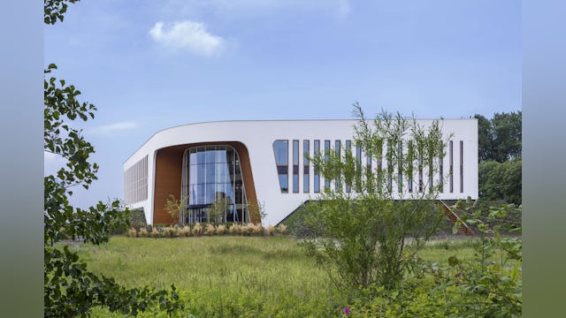 Oogcentrum Noordholland in Heerhugowaard in door EGM architecten. beeld scagliolabrakkee