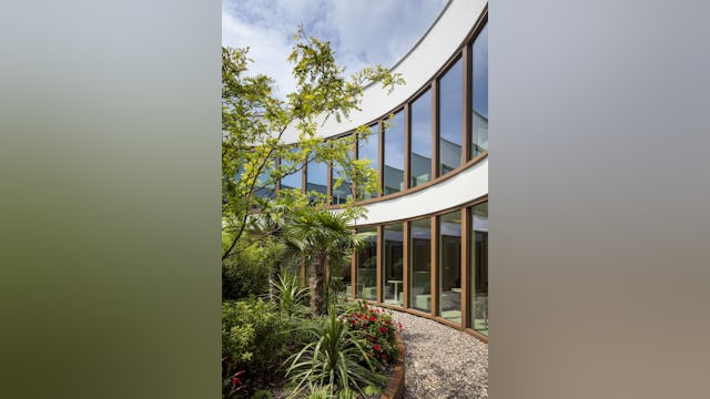 Oogcentrum Noord-Holland in Heerhugowaard in door EGM architecten. beeld scagliolabrakkee