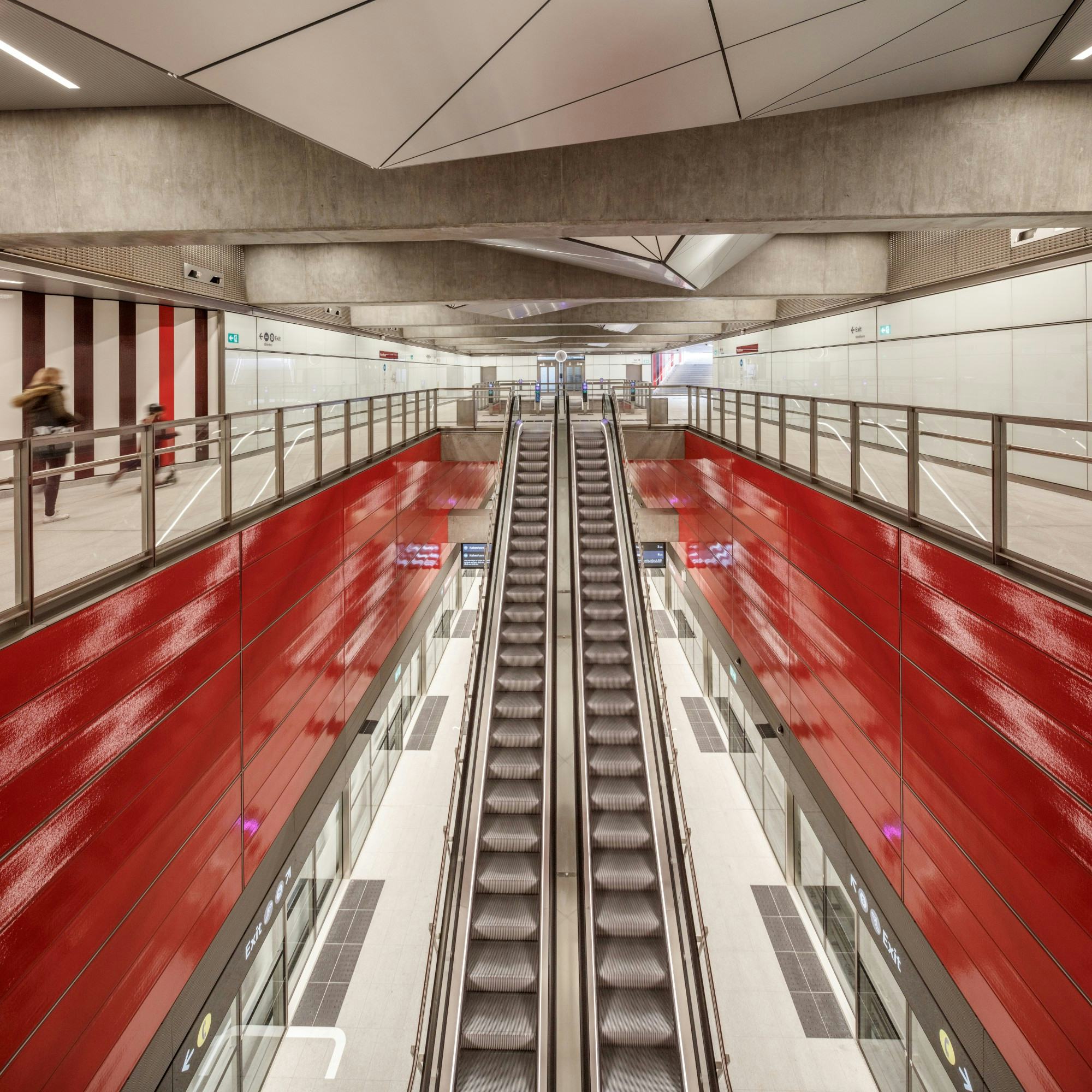 Metrostations Nordhavn en Orientkaj in Kopenhagen door Cobe en Arup. Beeld Rasmus Hjortshøj – COAST