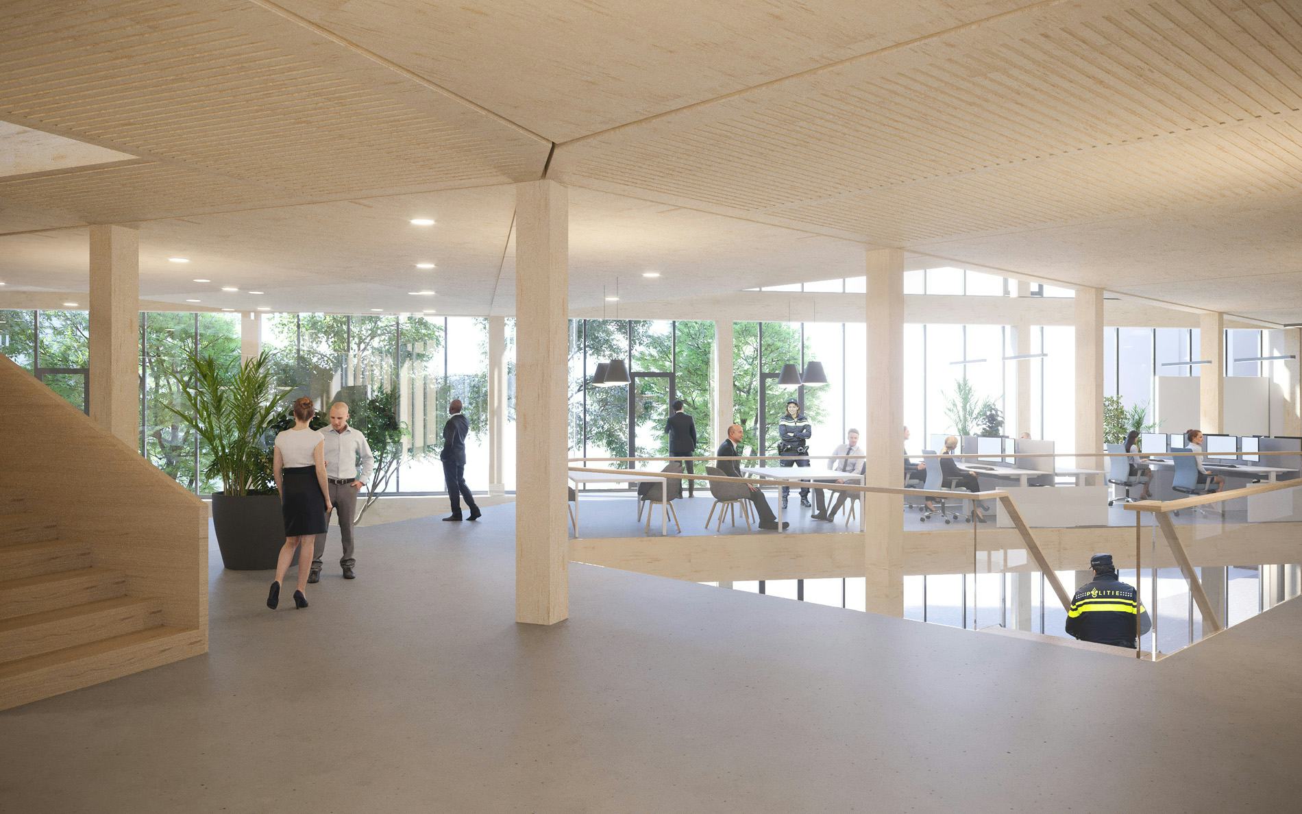 Atrium. Beeld Gortemaker Algra Feenstra