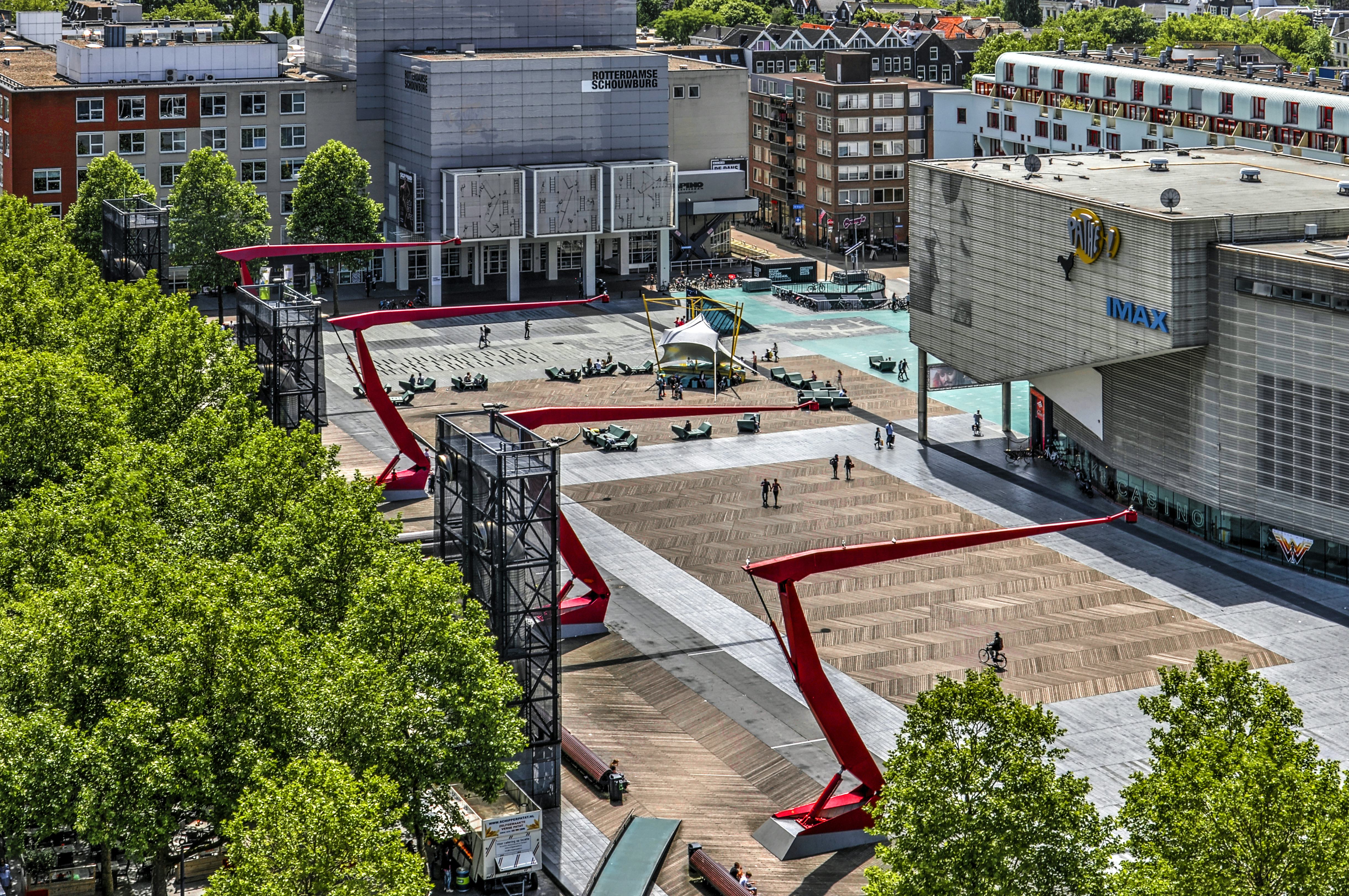 Schouwburgplein in Rotterdam. Beeld Shutterstock