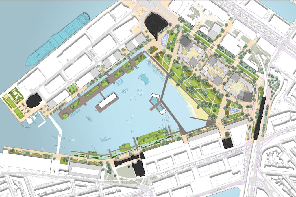 Rijnhaven Rotterdam door Barcode Architects