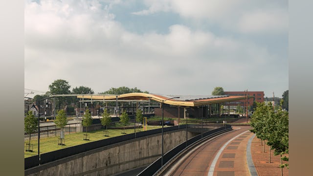 Station Assen door Powerhouse Company en De Zwarte Hond. Beeld Sebastian van Damme