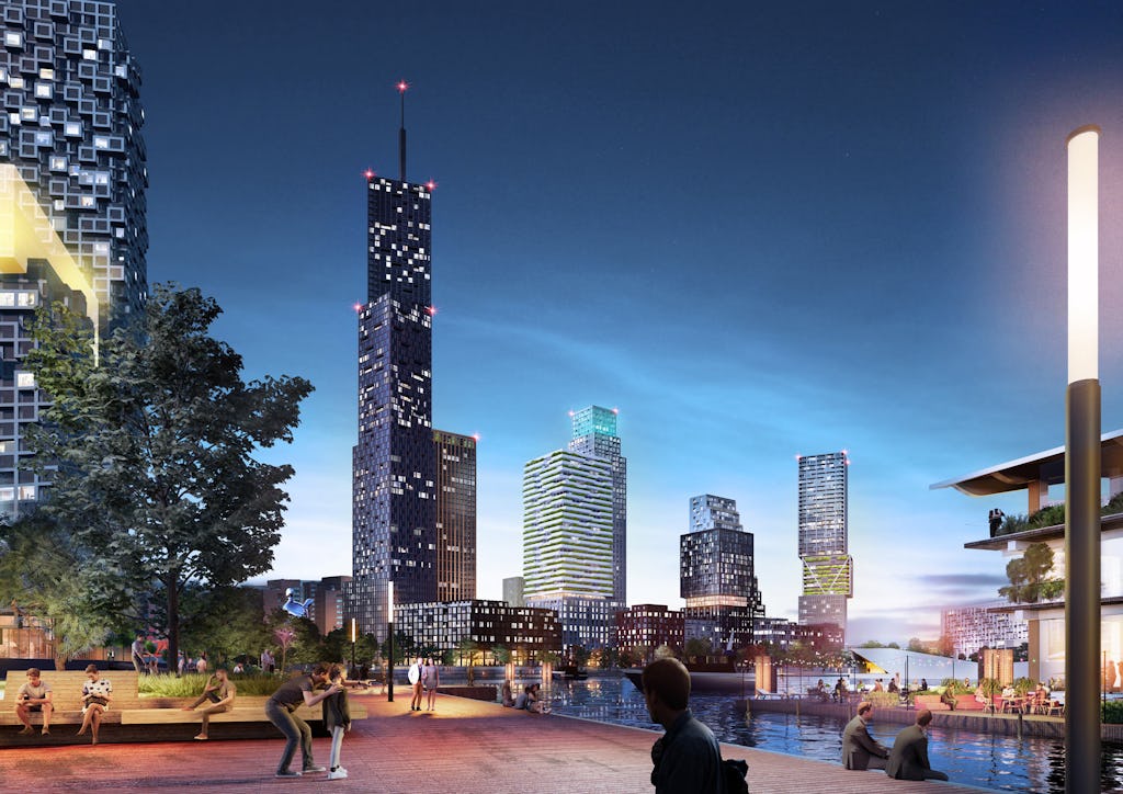 Rijnhaven Rotterdam door Barcode Architects