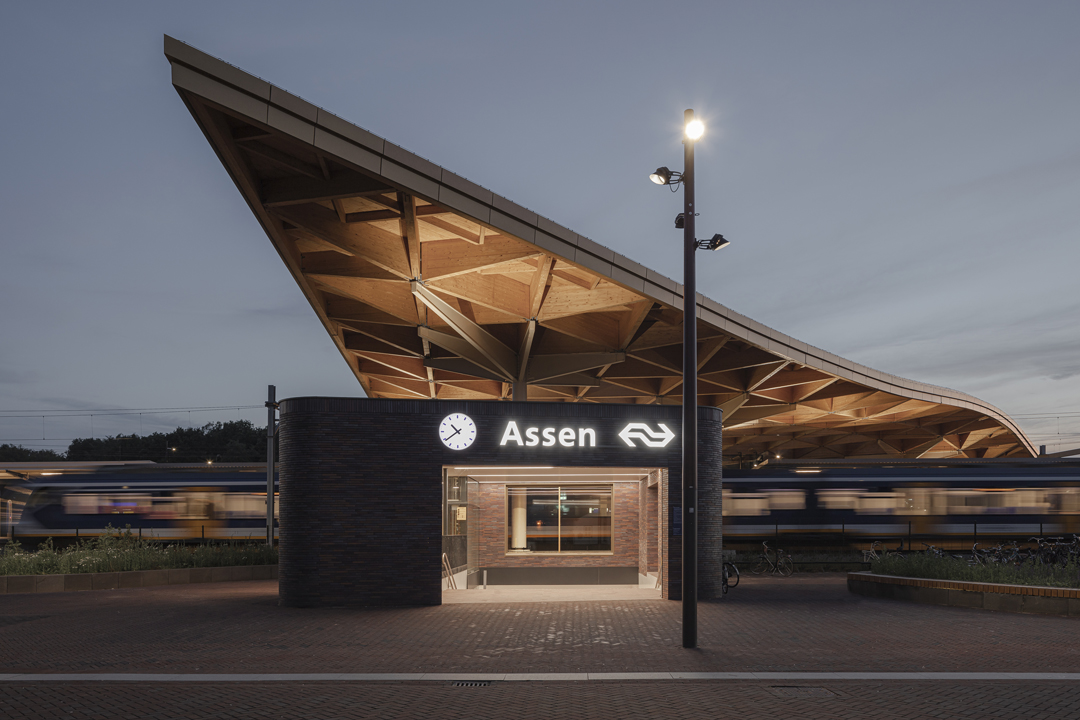 Station Assen door Powerhouse Company en De Zwarte Hond. Beeld Sebastian van Damme
