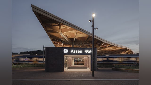 Station Assen door Powerhouse Company en De Zwarte Hond. Beeld Sebastian van Damme