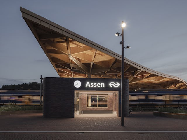 Station Assen door Powerhouse Company en De Zwarte Hond. Beeld Sebastian van Damme