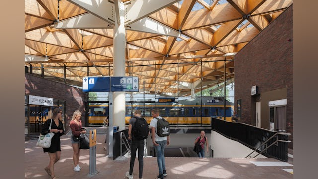 Station Assen door Powerhouse Company en De Zwarte Hond. Beeld Sebastian van Damme