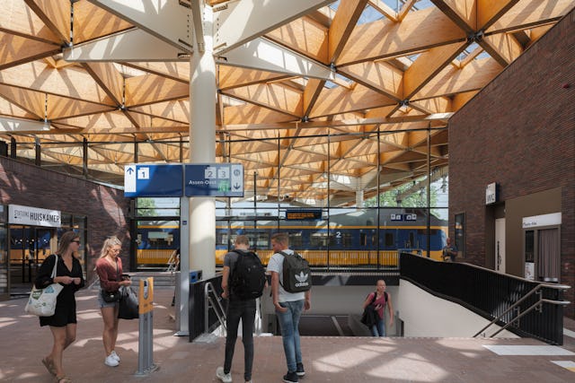 Station Assen door Powerhouse Company en De Zwarte Hond. Beeld Sebastian van Damme