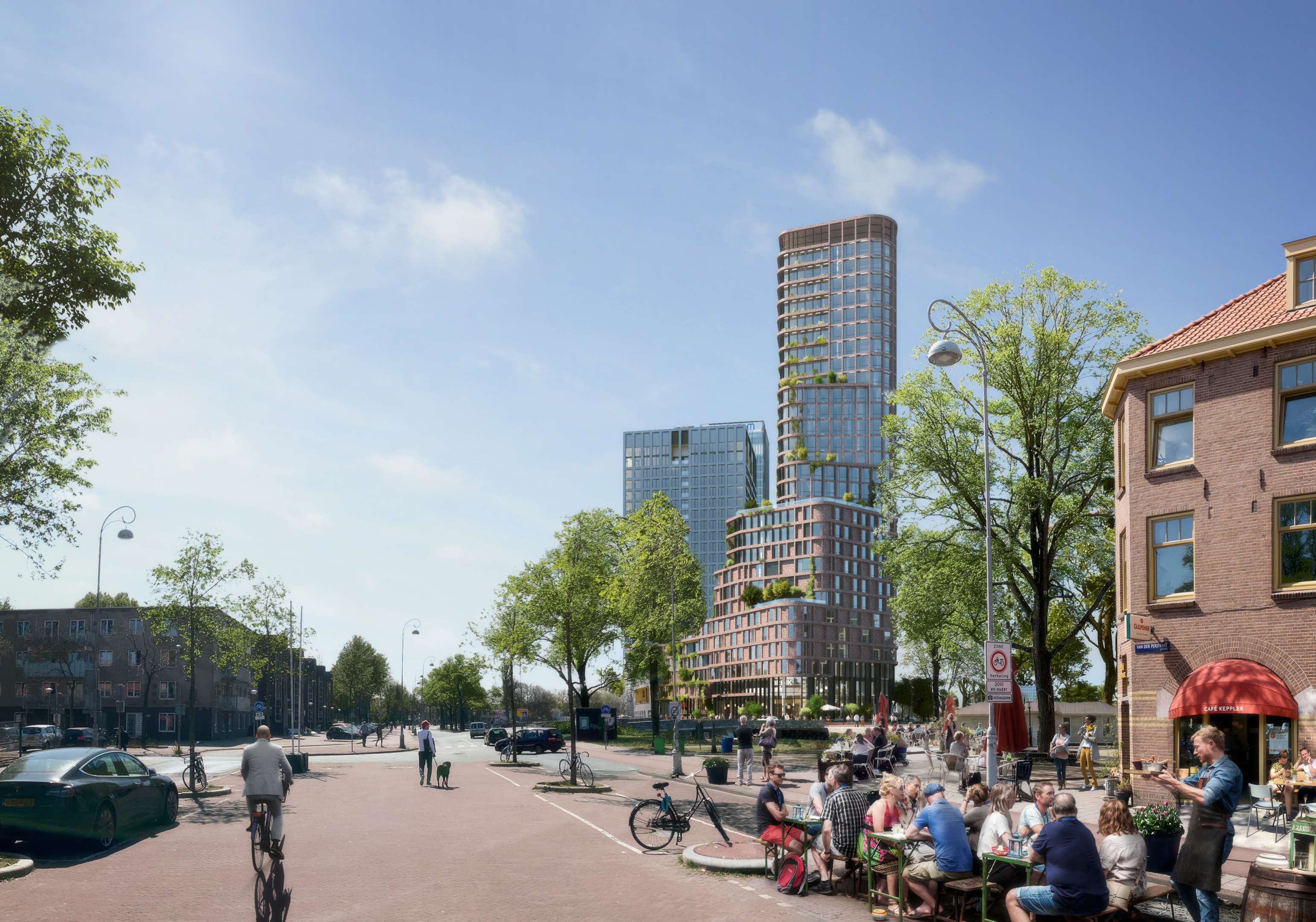 BrinkToren. Beeld door Mecanoo Architecten.