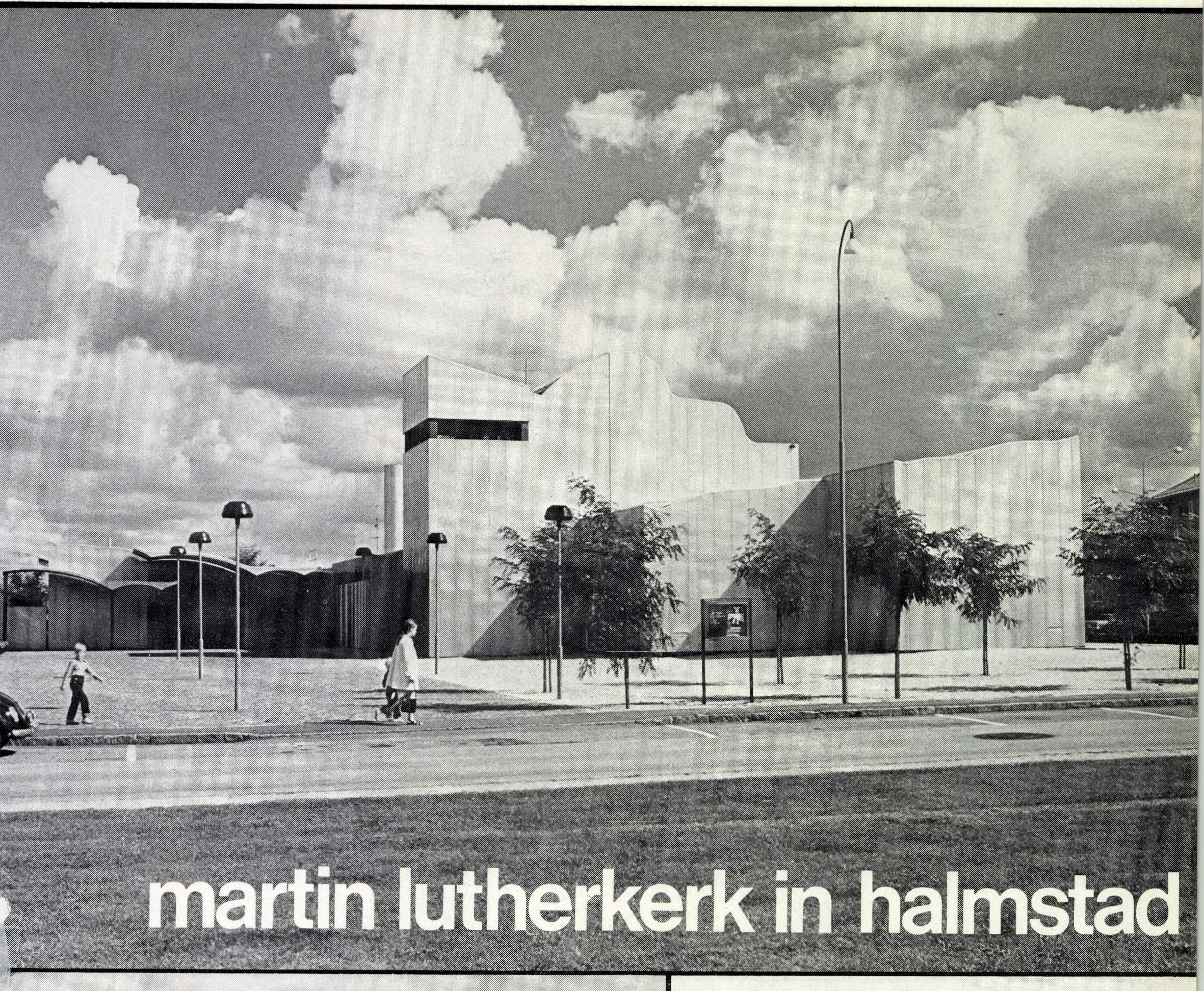 Martin Lutherkerk in Halmstad (SE) door Bertil Engstrand en Hans Speek