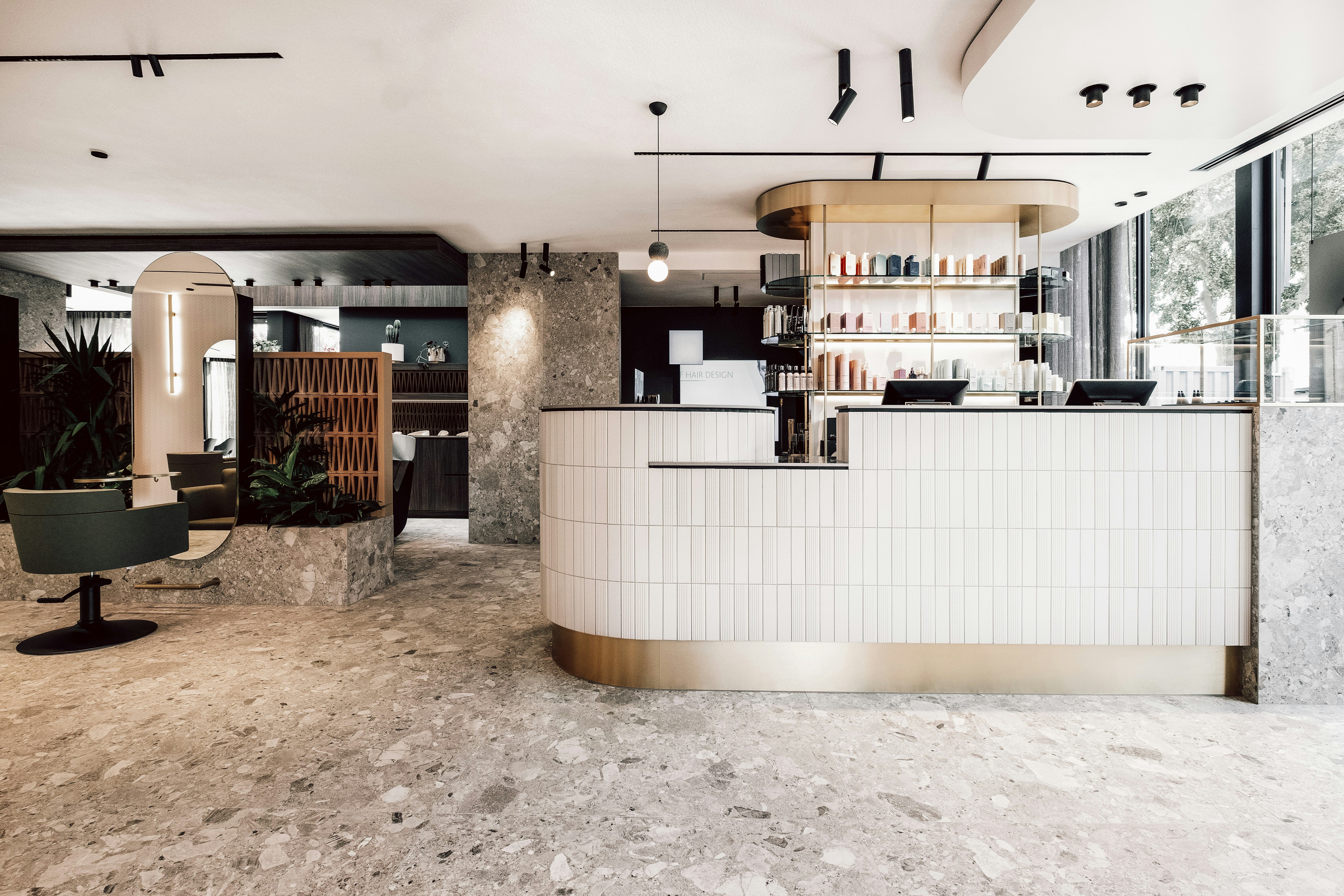 Salon Bosman brutalist hairsalon, foto: Janneke Schrey