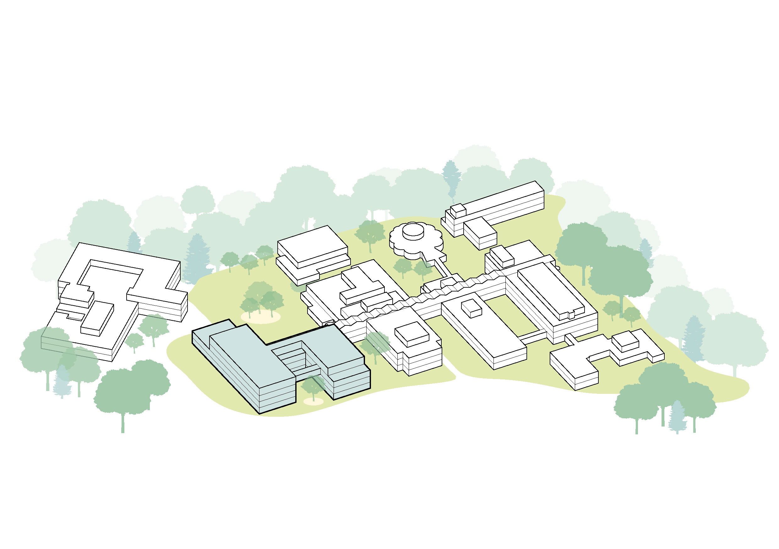 Nieuwe situatie. Beeld door EGM architecten