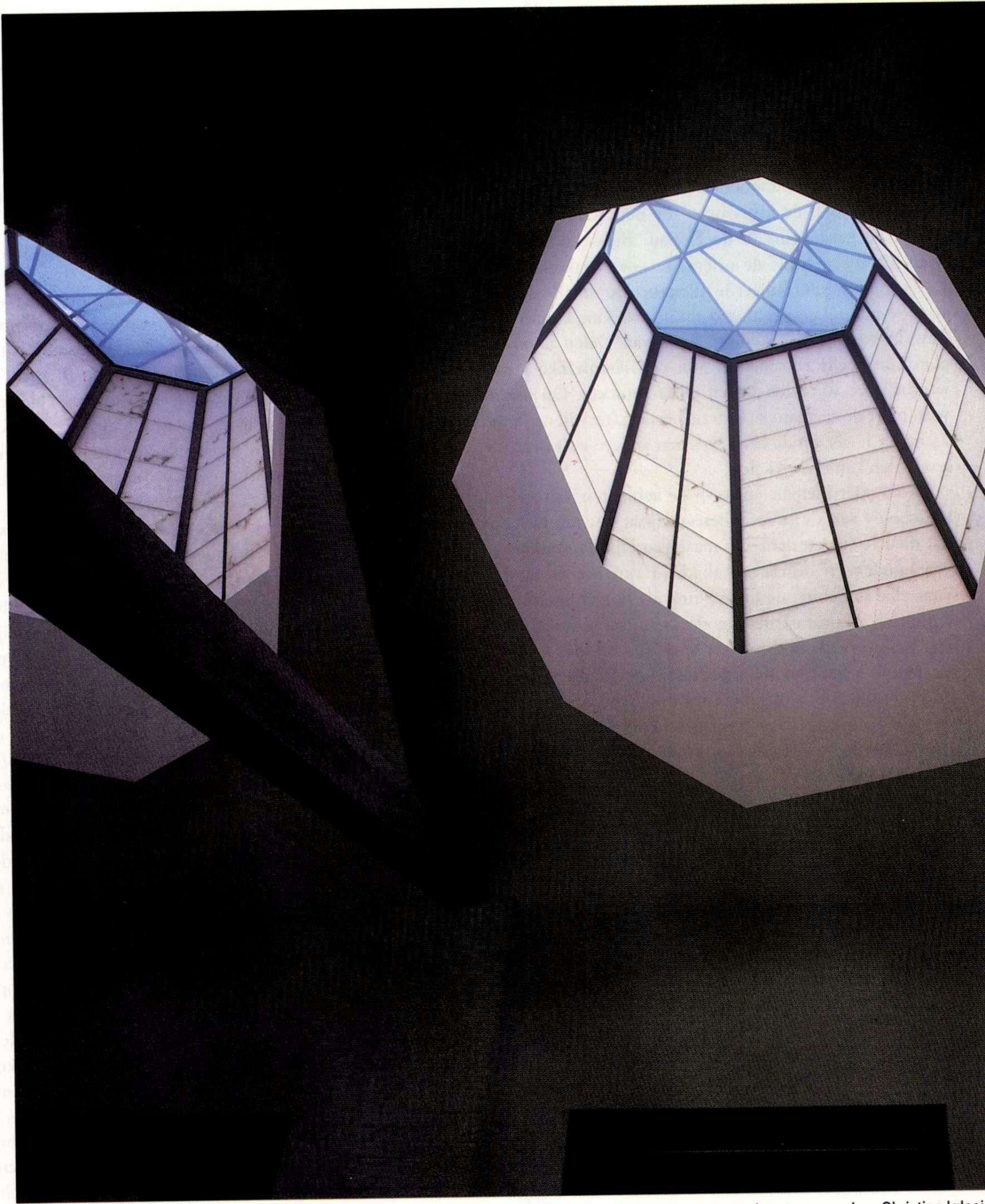 Lichtkoepels ontworpen door Christina I. - Beeld Kristien Daem