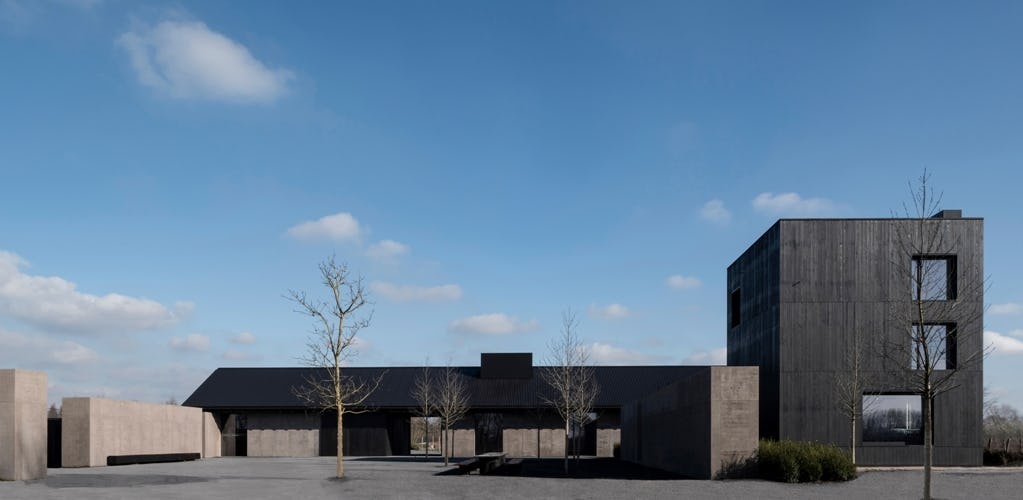Wijndomein Valke Vleug bij Puurs door Vincent Van Duysen Architects. Beeld Koen Van Damme