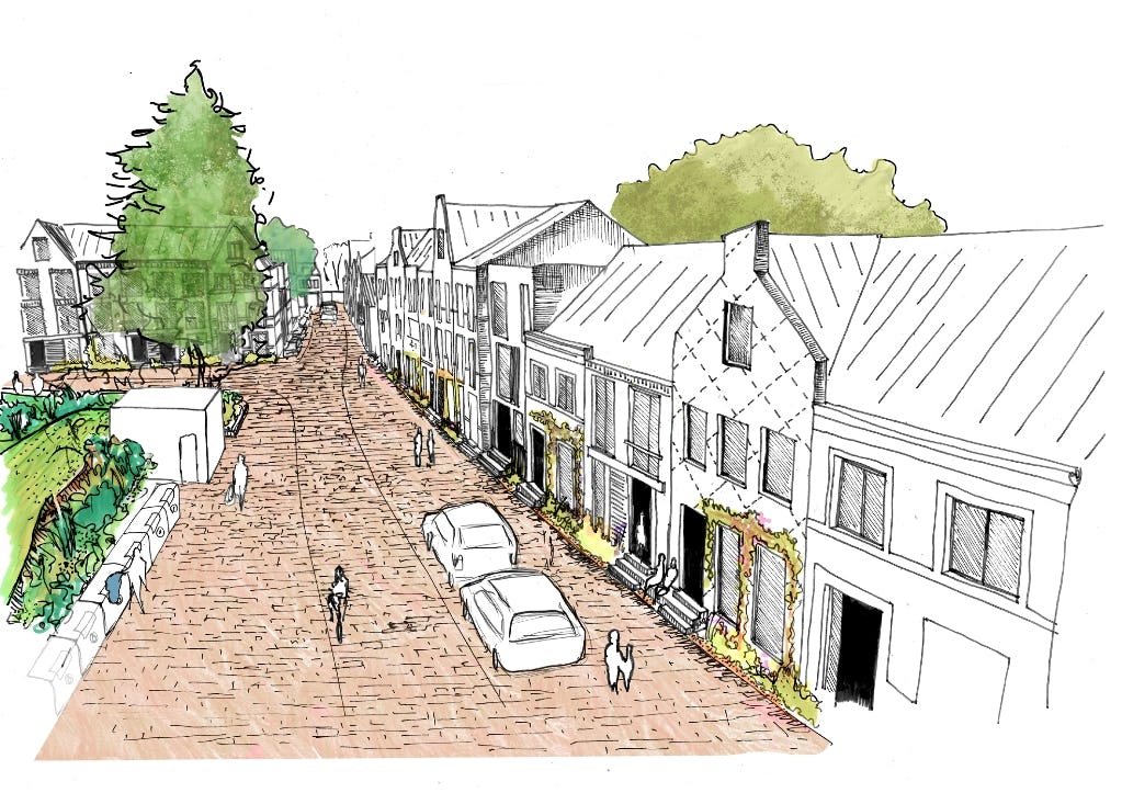 Stedenbouwkundig plan Groenweegje Dirkzwagerterrein. De Urbanisten en stats architecten
