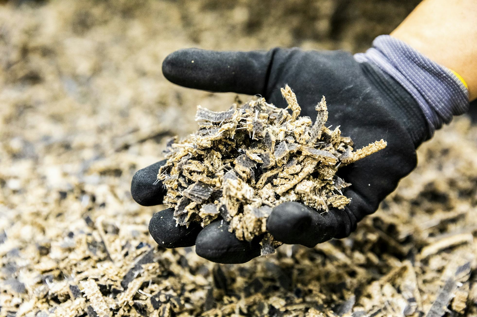 Tarketts Carpet Recycling Centre sluit de kringloop van tapijttegels
