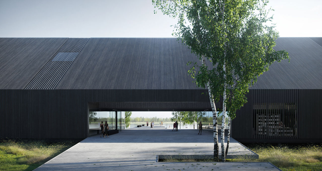 Impressie "Langhuset" in Noorwegen door Karres en Brands