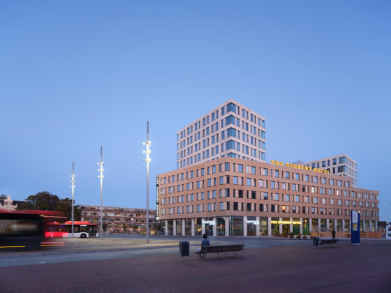 The Student Hotel Delft door KCAP Architects&Planners. Beeld Ossip van Duivenbode