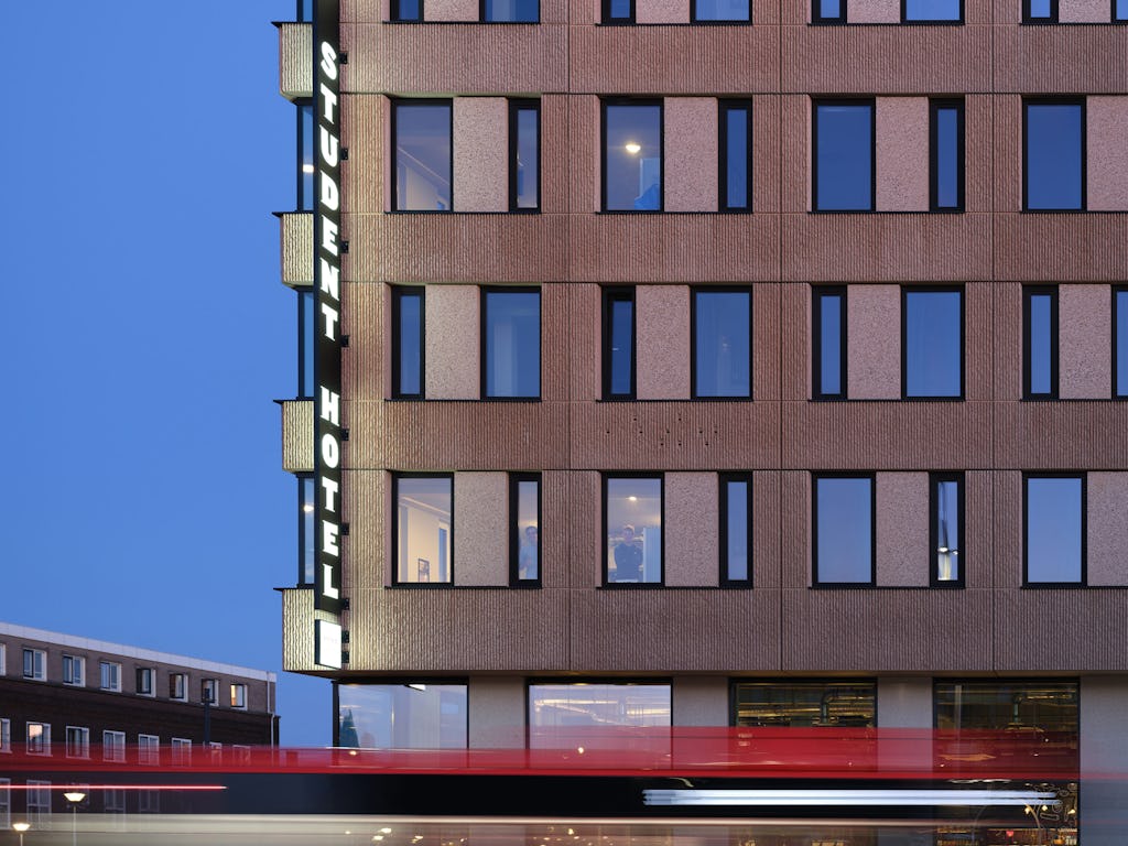 KCAP The Student Hotel Delft. Beeld Ossip van Duivenbode