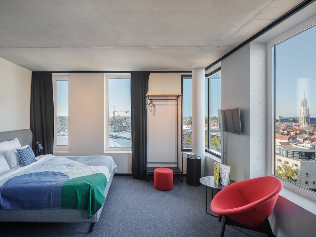 KCAP The Student Hotel Delft. Beeld Ossip van Duivenbode