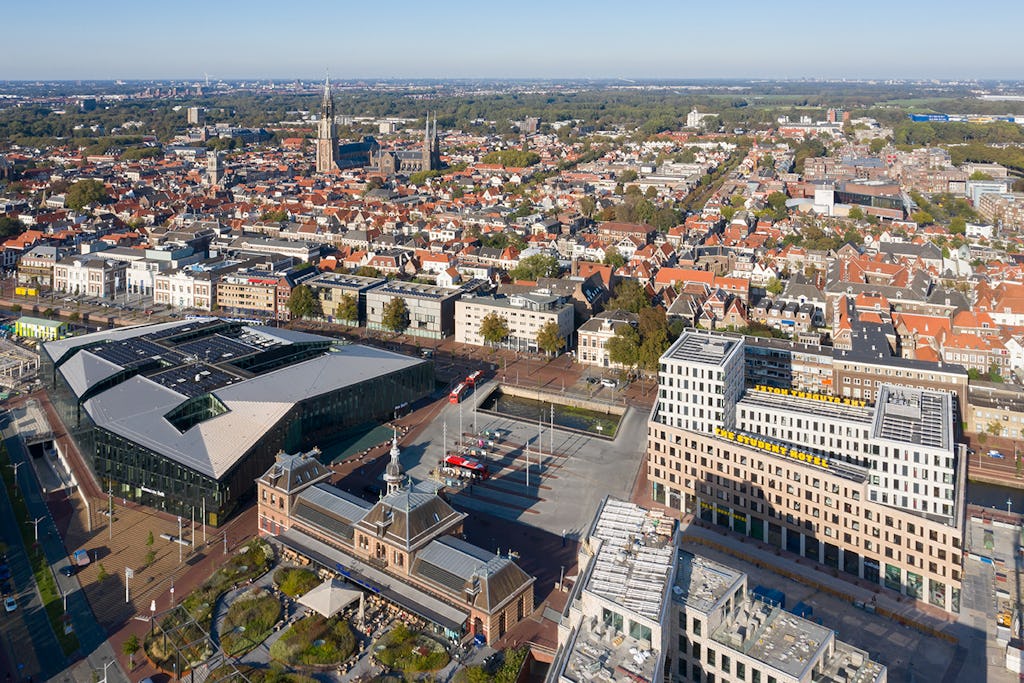 KCAP The Student Hotel Delft. Beeld Ossip van Duivenbode