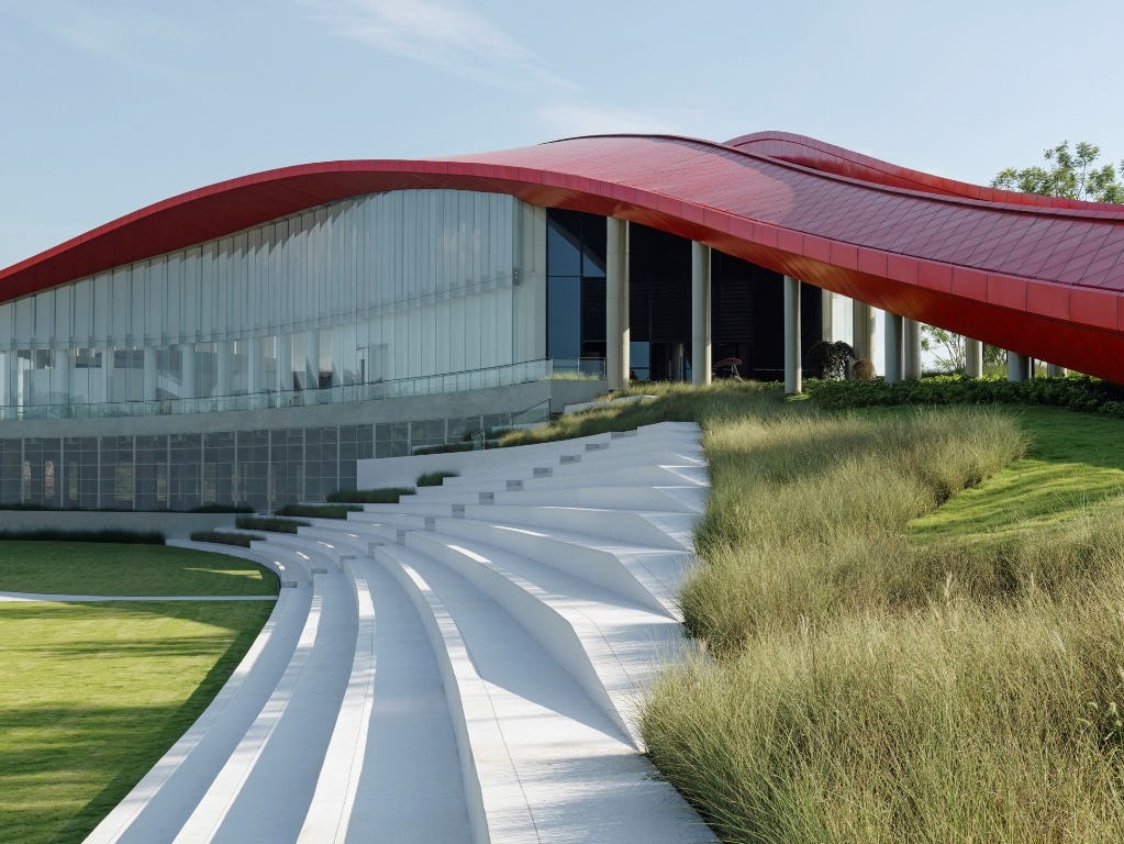 'Loop of Wisdom' door Powerhouse Company in Chengdu, China. Beeld Jonathan Leijonhufvud