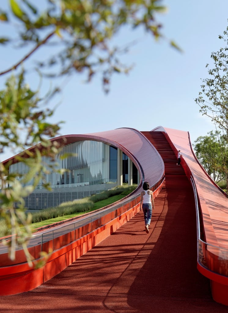 'Loop of Wisdom' door Powerhouse Company in Chengdu, China. Beeld Jonathan Leijonhufvud